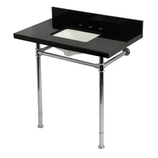 Imperial 36 Inch Console Sink in Polished Chrome