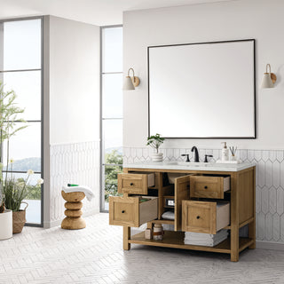 48 Inch Breckenridge Freestanding Vanity in Light Natural Oak / Lime Delight Top