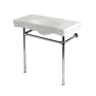 Imperial 35.81 Inch Console Sink in White