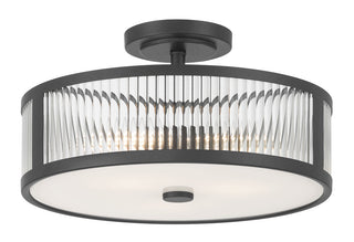 Ardezia 15.75" Wide 3-Light Semi-Flush Mount