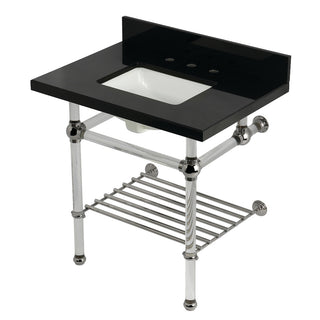 Templeton 30 Inch Console Sink in Polished Nickel
