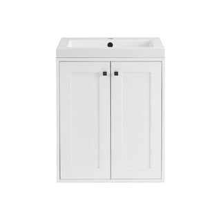 23.63 Inch Chianti Freestanding Vanity in Glossy White / White Glossy Top