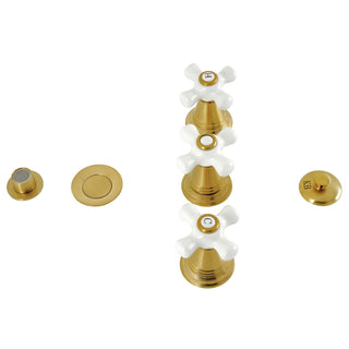 Victorian Bidet Faucet in Brushed Brass