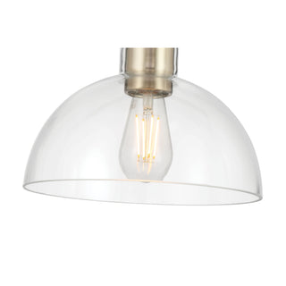 Knightsdale 10" Wide 1-Light Semi-Flush Mount