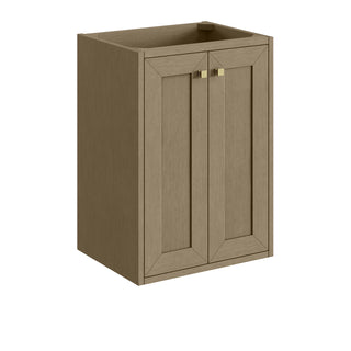19.75 Inch Chianti Freestanding Vanity in Walnut Whisper / White Glossy Top
